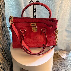 MICHAEL KORS HAMILTON BAG - HOT HOT PINK